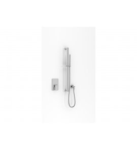 Kohlman Saxo Zestaw natryskowy podtynkowy na drążku Chrom QW220SSP3