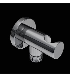 KOHLMAN uchwyt słuchawkowy z przyłączem wody chrom QW004AM