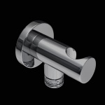 KOHLMAN uchwyt słuchawkowy z przyłączem wody chrom QW004AM