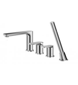 KOHLMAN Wexpo Bateria wannowa 4-otworowa chrom QB244W