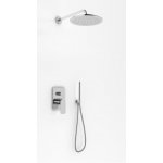 KOHLMAN Wexpo Zestaw prysznicowy z deszczownicą 30 cm i słuchawką chrom QW210WR30