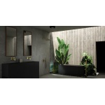   KOHLMAN EXPERIENCE Zestaw prysznicowy podtynkowy z deszczownicą 30 cm złoty połysk QW210EGDR30