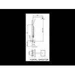 KOHLMAN Foxal zestaw prysznicowy z termostatem QW273F