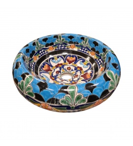  Kolory Meksyku La Reina umywalka stawiana na blat okrągła ø 38 cm