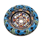  Kolory Meksyku La Reina umywalka stawiana na blat okrągła ø 38 cm