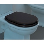 Artceram Hermitage Deska sedesowa wolnoopadająca z drewna orzechowego zawiasy chrom HEA004;71