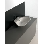 Artceram Plettro Quadro Umywalka Stawiana na Blat 59x45cm Biała L2200 / PTL00201;00