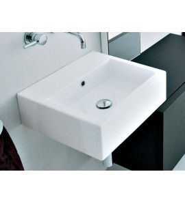 Flaminia Acquagrande Umywalka ścienna lub stawiana na blat 50x45 cm biała 5058