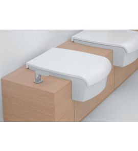 Flaminia Una Pokrywa Bidetu Biały UNACB04