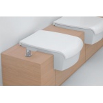 Flaminia Una Pokrywa Bidetu Biały UNACB04