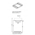 Flaminia Miniwash Mocowanie Ścienne chrom MWS48