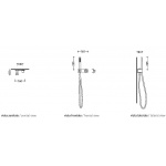 Flaminia Noke Bateria Natryskowa Ścienna Chrom NK3280