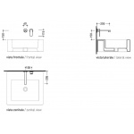  Flaminia One Bateria umywalkowa 2-otworowa Ścienna Chrom 113059 Tylko 1 sztuka w takiej cenie!