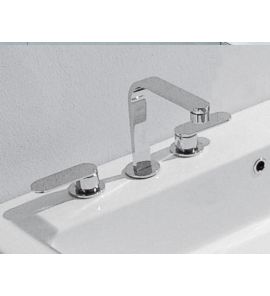 Flaminia One Bateria Umywalkowa 3-otworowa Sztorcowa Chrom 113056/F