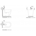 Flaminia One Bateria Bidetowa 1-otworowa Chrom 114070/F