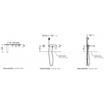 Flaminia One Bateria Wannowa Ścienna Chrom 112570