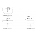 Flaminia Noke Bateria Umywalkowa Ścienna Chrom NK3230