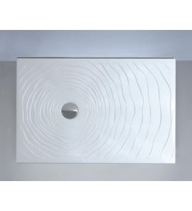 Flaminia Water Drop Brodzik 80x120 cm Biały DR120