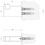 Gessi Rettangolo Haczyk chrom 20921.031 / 20921031