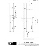 Gessi Rettangolo Panel natryskowy termostatyczny chrom 23405.031 / 23405031