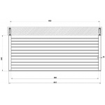 Gessi Rettangolo Półka 60 cm chrom 20950.031 / 20950031