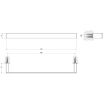 Gessi Rettangolo Reling na ręczniki 45 cm chrom 20900.031 / 20900031
