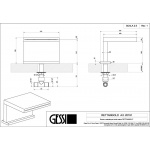 Gessi Cascata Wodospadowa Wylewka Wannowa stal nierdzewna 20191.149/ 20191149