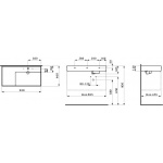 Laufen Kartell Umywalka nablatowa 90x46 cm biała H 810339 000 112 1