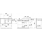 Laufen Living City Umywalka ścienna 100x46 cm biała H 818431 000 104 1