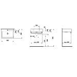 Laufen Living City Umywalka ścienna 60x46 cm biała H 817433 000 109 1