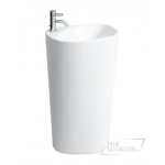 Laufen Palomba Monolityczna umywalka przyścienna 90 cm biała H 811804 000 109 1