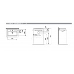 Laufen Pro Umywalka nablatowa 55x38 cm biała H 812952 000 104 1