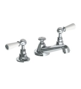 Lefroy Brooks Classic Bateria umywalkowa 3-otworowa z korkiem klik-klak Chrom WL1220CP