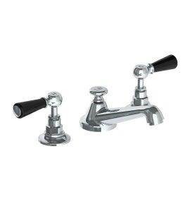 Lefroy Brooks Classic Bateria umywalkowa 3-otworowa z korkiem klik-klak Chrom BL1220CP