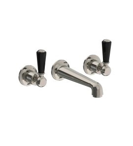 Lefroy Brooks Classic Bateria umywalkowa 3-otworowa podtynkowa Silver Nickel BL1212NK