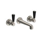 Lefroy Brooks Classic Bateria umywalkowa 3-otworowa podtynkowa Silver Nickel BL1212NK