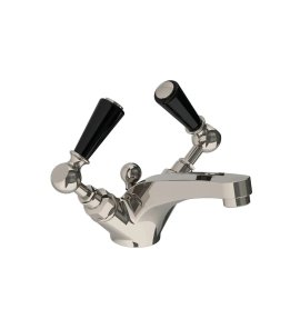 Lefroy Brooks Classic Bateria umywalkowa jednootworowa z korkiem automatycznym Silver Nickel BL1185NK