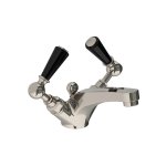 Lefroy Brooks Classic Bateria umywalkowa jednootworowa z korkiem automatycznym Silver Nickel BL1185NK