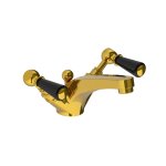 Lefroy Brooks Classic Bateria umywalkowa jednootworowa z korkiem automatycznym Polished Brass BL1185PB