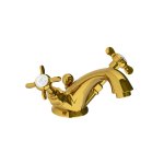 Lefroy Brooks Classic Bateria umywalkowa jednootworowa z korkiem automatycznym Polished Brass LB1189PB