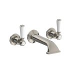 Lefroy Brooks Classic Bateria wannowa podtynkowa Silver Nickel WL1152NK