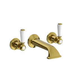 Lefroy Brooks Classic Bateria wannowa podtynkowa Polished Brass WL1152PB