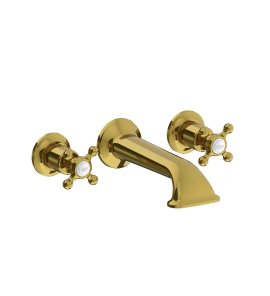 Lefroy Brooks Classic Bateria wannowa podtynkowa Polished Brass CH1152PB