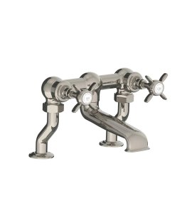 Lefroy Brooks Classic Bateria wannowa 2-otworowa Silver Nickel LB1107NK