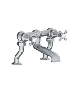 Lefroy Brooks Classic Bateria wannowa 2-otworowa Chrom CH1107CP