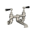 Lefroy Brooks Classic Bateria wannowa 2-otworowa ścienna Silver Nickel BL1151NK