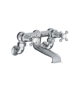 Lefroy Brooks Classic Bateria wannowa 2-otworowa ścienna Chrom CH1151CP