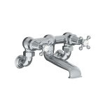 Lefroy Brooks Classic Bateria wannowa 2-otworowa ścienna Chrom CH1151CP
