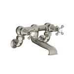 Lefroy Brooks Classic Bateria wannowa 2-otworowa ścienna Silver Nickel CH1151NK