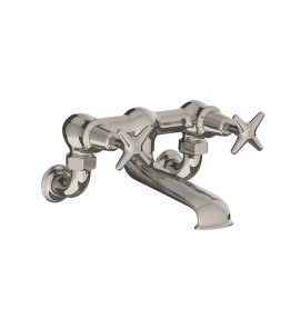 Lefroy Brooks Classic Bateria wannowa 2-otworowa ścienna Silver Nickel LS1151NK